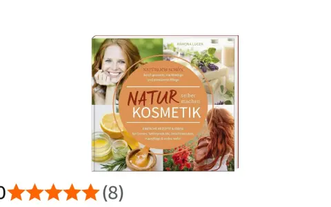 Buchcover: "Natürlich schön durch gesunde Pflege". Mit Rezepten für Naturkosmetik selber machen, wie Cremes und Seifen.