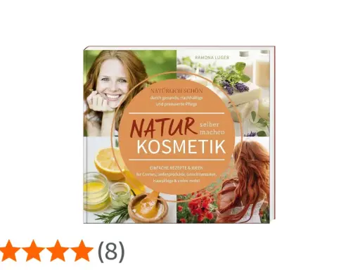 Buchcover: "Natürlich schön durch gesunde Pflege". Mit Rezepten für Naturkosmetik selber machen, wie Cremes und Seifen.